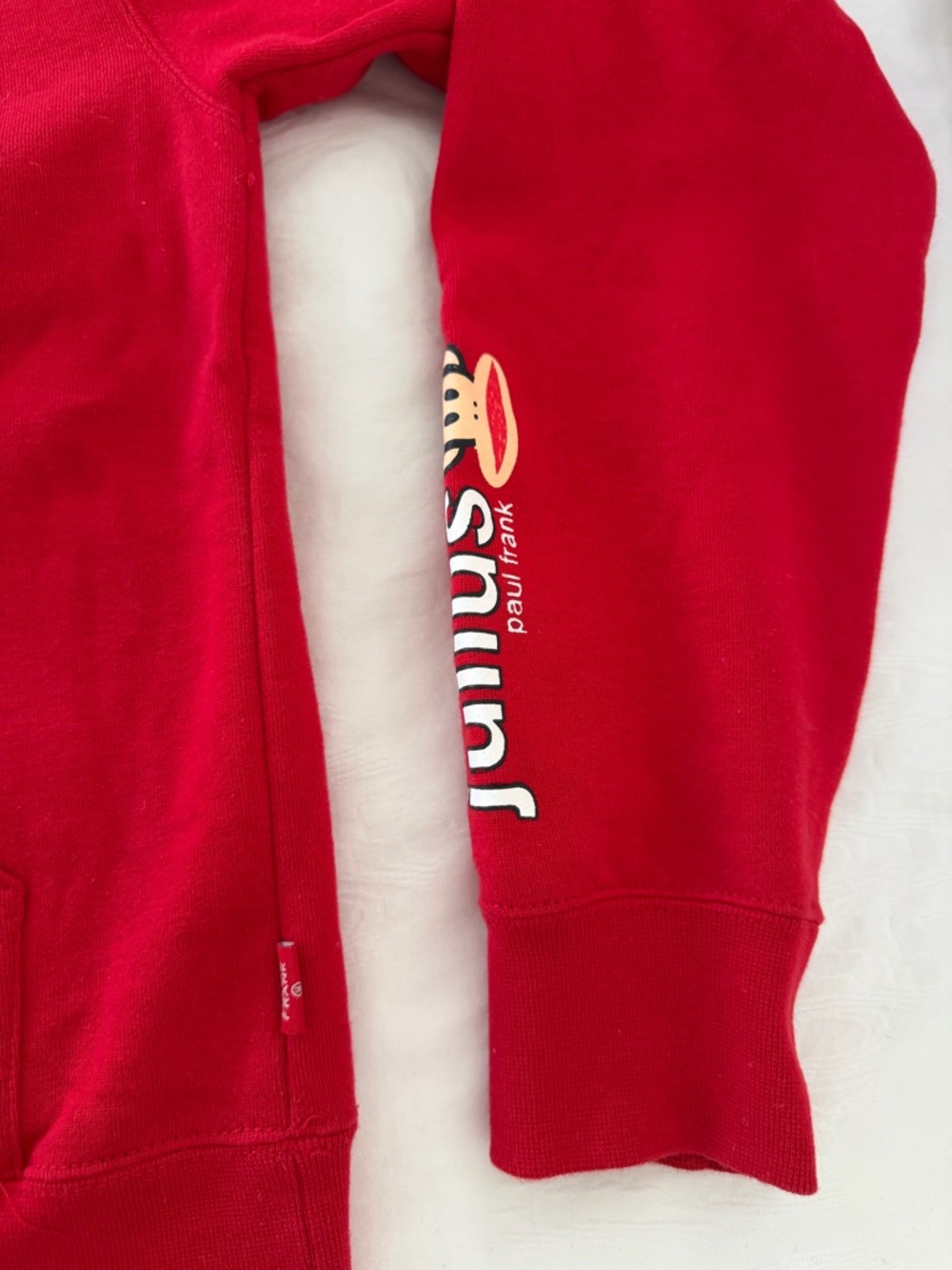 Paul Frank Red Hoodie with Julius Monkey Graphic - Picture 3 of 6